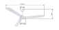 Preview: Deckenventilator Ferro 0312